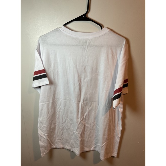 Peanuts Snoopy Adult Football Game Day Graphic Tee Shirt 2X White - Picture 4 of 5